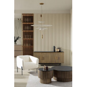 Masuta mdf lemn mango auriu negru Virat 90x40 cm