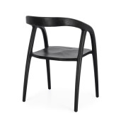 Set 2 scaune lemn negru Dotty 55x56.5x79.5 cm
