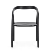 Set 2 scaune lemn negru Dotty 55x56.5x79.5 cm