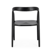 Set 2 scaune lemn negru Dotty 55x56.5x79.5 cm