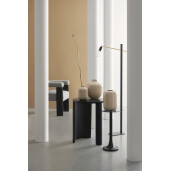 Masuta lemn mango negru Orissa Ø50x65h