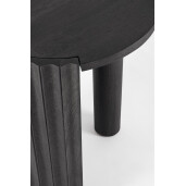 Masuta lemn mango negru Orissa Ø50x65h