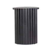 Masuta lemn mango negru Orissa Ø50x65h