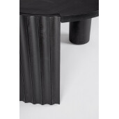 Masuta lemn mango negru Orissa 80x45 cm