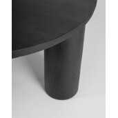 Masuta lemn mango negru Orissa 80x45 cm