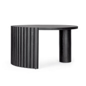 Masuta lemn mango negru Orissa 80x45 cm