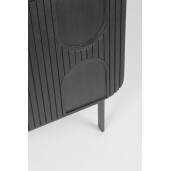 Comoda lemn mango negru Odissa 90x42x120 cm