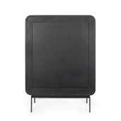 Comoda lemn mango negru Odissa 90x42x120 cm