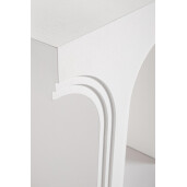 Consola mdf alb Rhome 160x40x80 cm