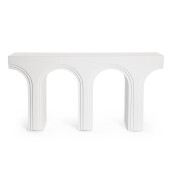 Consola mdf alb Rhome 160x40x80 cm