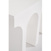 Consola mdf alb Rhome 120x30x80 cm