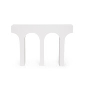 Consola mdf alb Rhome 120x30x80 cm