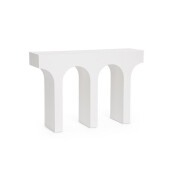 Consola mdf alb Rhome 120x30x80 cm