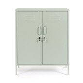 Comoda otel verde Cambridge 80x40x101.5 cm