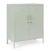 Comoda otel verde Cambridge 80x40x101.5 cm