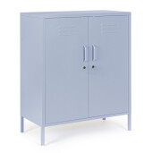 Comoda otel albastru Cambridge 80x40x101.5 cm