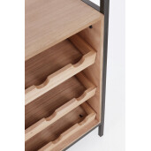 Suport sticle vin, pahare Isaac 51x30x91 cm