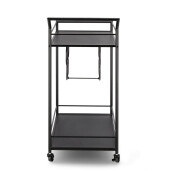 Carucior servire, suport sticle, pahare Isaac 74x38x81 cm
