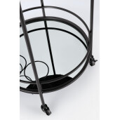Carucior servire, suport sticle, pahare Isaac 54x45x83 cm
