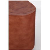 Set 2 masute otel caramiziu Jasleen 35x33x45h; 47x42x45h