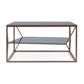Masuta otel maro coin sticla Hydra 70x70x38 cm