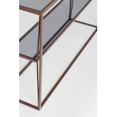 Consola otel maro coin sticla Hydra 120x32x75 cm