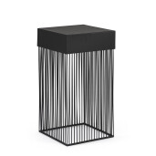 Masuta otel negru Yasline 30x30x60 cm