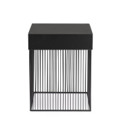 Masuta otel negru Yasline 40x40x50 cm