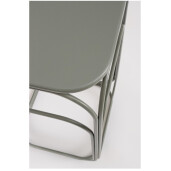 Set 2 masute cafea otel maro verde salvie Clarity 51x30.5x55h; 56x36x59.5h