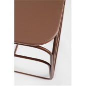 Set 2 masute cafea otel maro verde salvie Clarity 51x30.5x55h; 56x36x59.5h