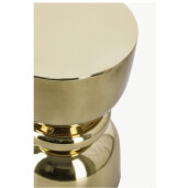 Masuta cafea otel auriu Animesh Ø30.5x51h