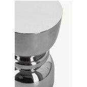 Masuta cafea otel argintiu Animesh Ø30.5x51h