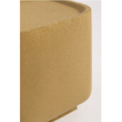 Masuta cafea otel ocru Alligator 37x37x40h