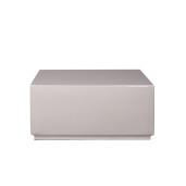 Masuta cafea otel gri fog Amoda 61x61x27h