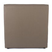 Fotoliu tapiterie piele ecologica maro Magnus 76 cm x 89 cm x 79 h x 38 h1 