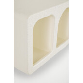 Etajera mdf alb Creamy 60x15x20h