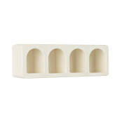 Etajera mdf alb Creamy 60x15x20h