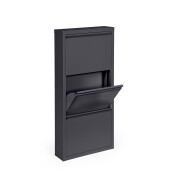 Pantofar otel negru Eyvin 50x15x106 cm