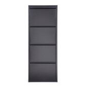 Pantofar otel negru Eyvin 50x15x139.3 cm