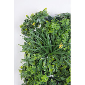 Panou plante artificiale verzi 50 cm x 50 cm