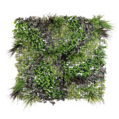 Panou plante artificiale polietilena multicolora 100x100 cm