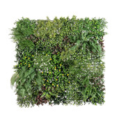 Panou plante artificiale multicolor 100x100 cm