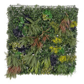 Panou plante artificiale multicolore Hawaian 100x100 cm