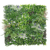 Panou plante artificiale multicolore 100x100 cm
