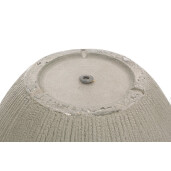 Set 2 ghivece flori fibra sticla verde Brush Ø39,5x30h; ø51x39h