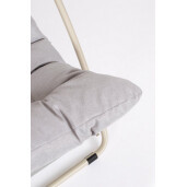 Fotoliu gradina textil otel bej Taito 113x86x142h