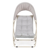 Fotoliu gradina textil otel bej Taito 113x86x142h