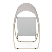 Fotoliu gradina textil otel bej Taito 113x86x142h