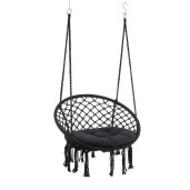 Set 2 hamace bumbac negru Javier 80x130 cm