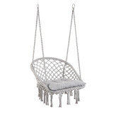 Set 2 hamace bumbac gri Javier 88x69x130 cm